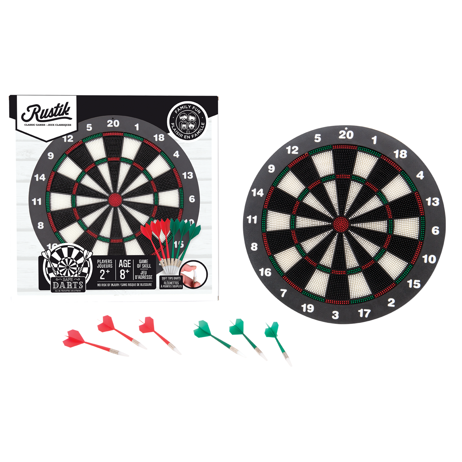 Rustik RUSTIK SAFETY DART GAME