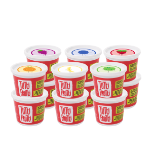 tutti frutti 12 asst. scented 250g/8.8oz tubs