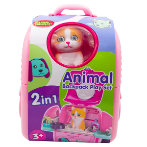 little moppet backpack play set - animals                                                                                                                  